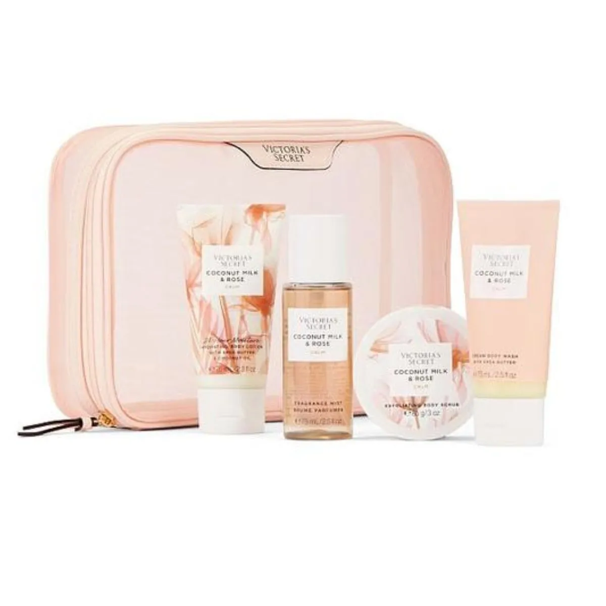Kit 4 piezas + Neceser coconut milk y rose