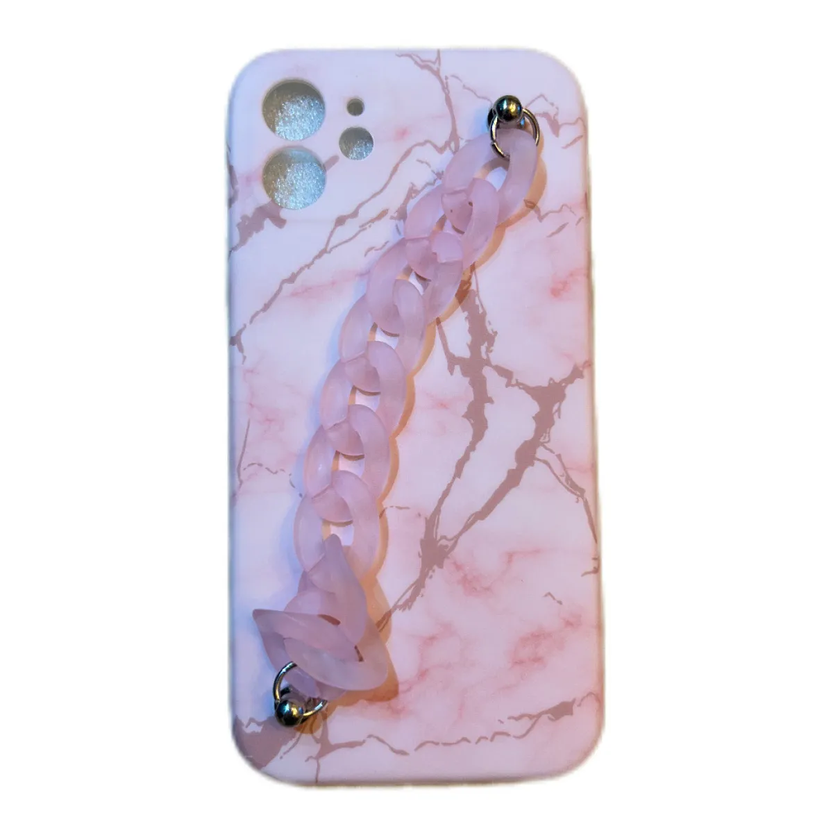 Funda Iphone 12-12 pro Marmol Rosa