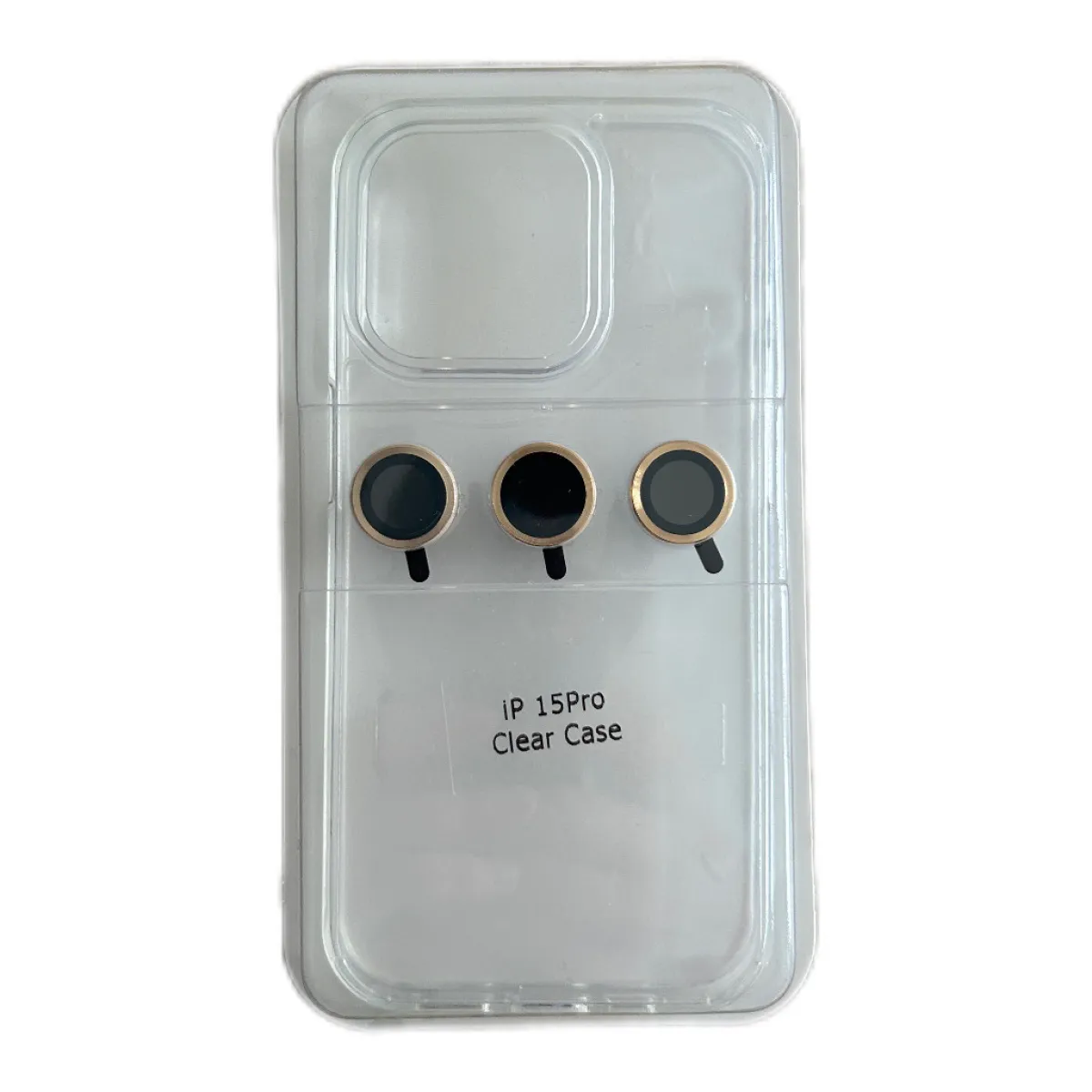 Funda Iphone 15 pro Transparente con Protector Camara