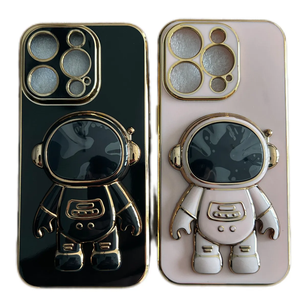 Funda Iphone 15 pro Astronauta con Soporte