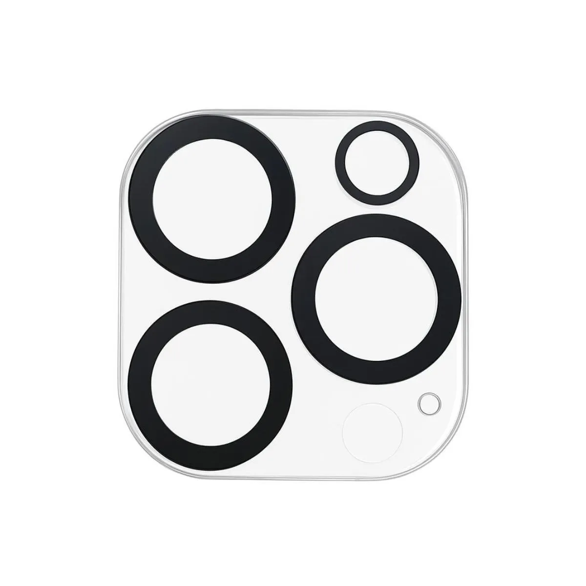 Protector de Camara Transparente Negro