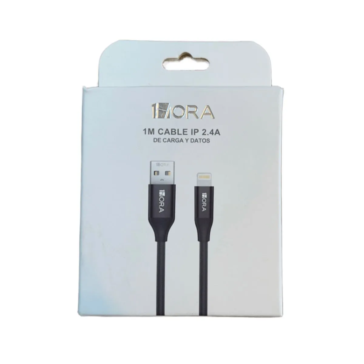 Cable tela USB A a Lightning 