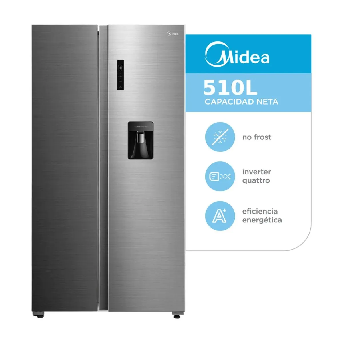 Heladera Side By Side 510L No Frost (12 dias habiles)