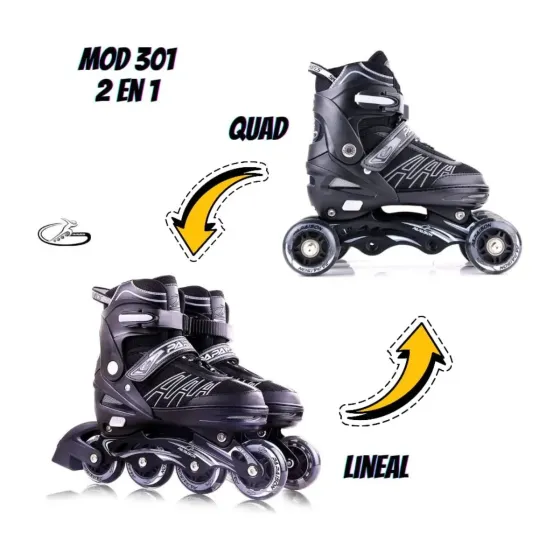 Rollers 2 en 1 Extensibles (8 dias habiles)