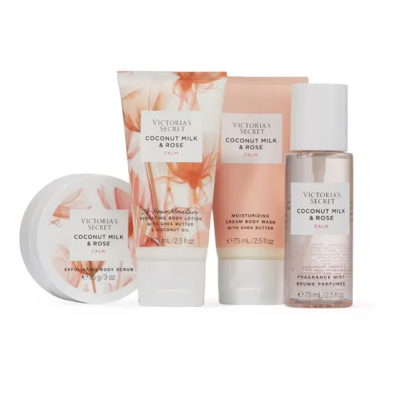 Kit 4 piezas + Neceser coconut milk y rose