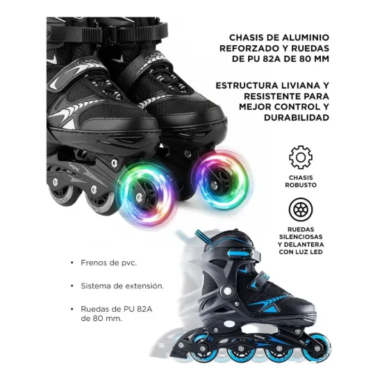 Rollers Aluminio Extensible (8 dias habiles)