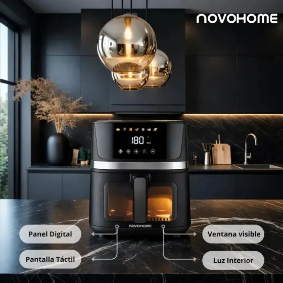 Freidora de Aire 7L con Visor (8 dias habiles)