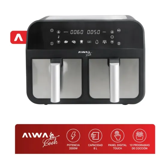 Freidora de Aire Doble (8 dias habiles)