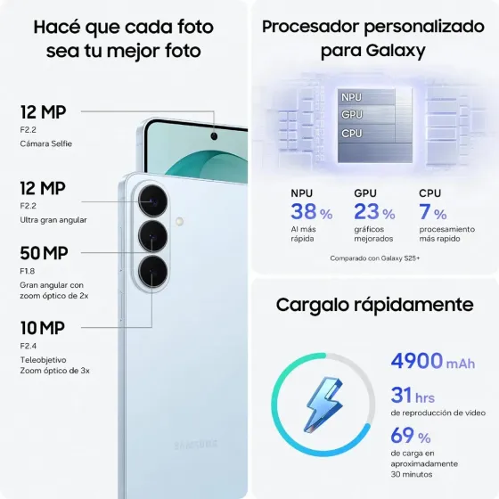 Samsung S26 Plus 12/512gb (8 dias habiles)
