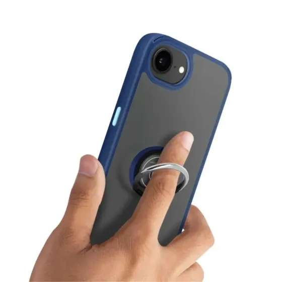 Funda Iphone 16e Opaca Anillo Magnetico