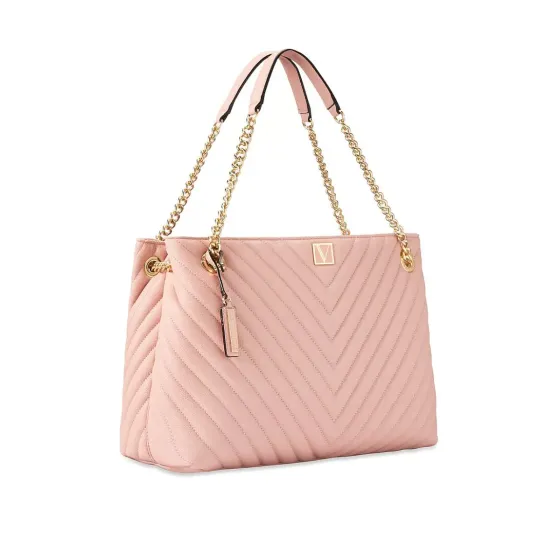 Bolso Tote Cruzado Rosa