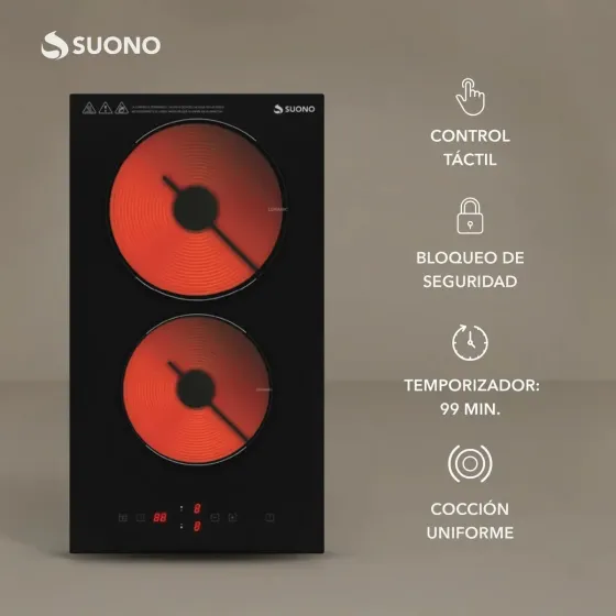 Anafe Electrico Tactil 