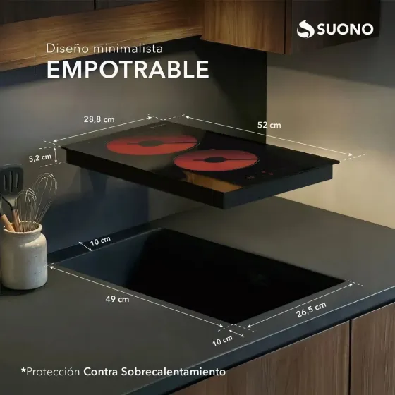 Anafe Electrico Tactil 