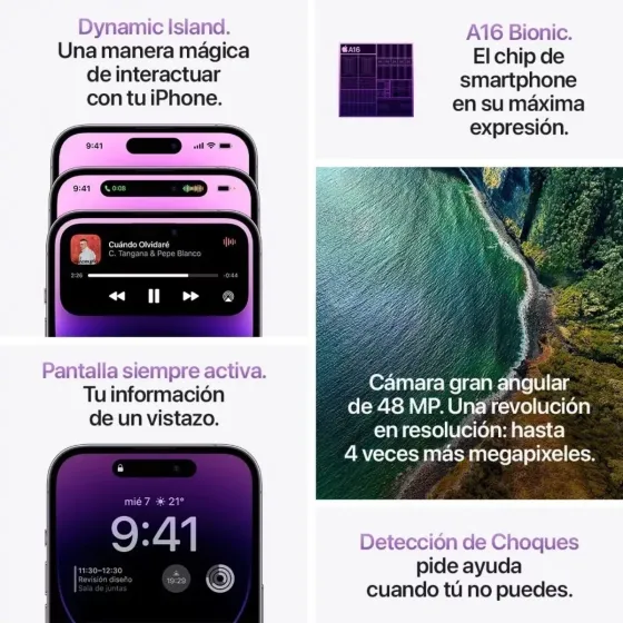 Iphone 14 pro max usado 128gb Grado 1 (8 dias habiles)
