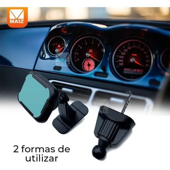 Soporte Auto 2 en 1 con Iman