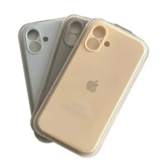 Funda Iphone 16 Plus Silicona con logo