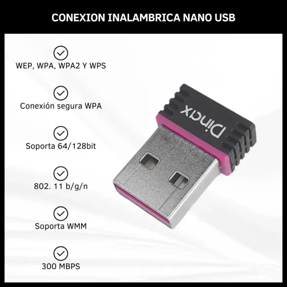 Adaptador WIFI dinax