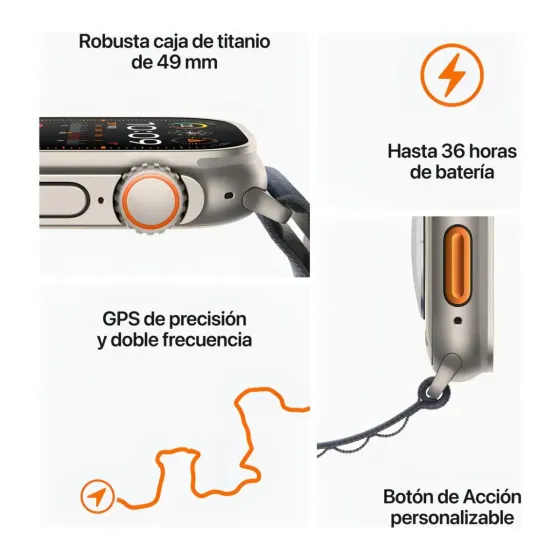 Apple Watch Ultra 2 49 mm Cell (8 dias habiles)