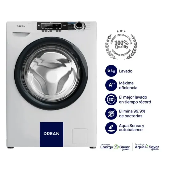 Lavarropas Automatico Inverter 6kg (8 dias habiles)
