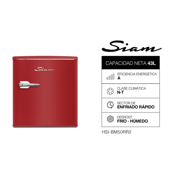 Heladera Retro 43L (12 dias habiles)