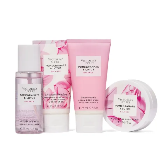 Kit 4 piezas + Neceser Pomegranate y Lotus