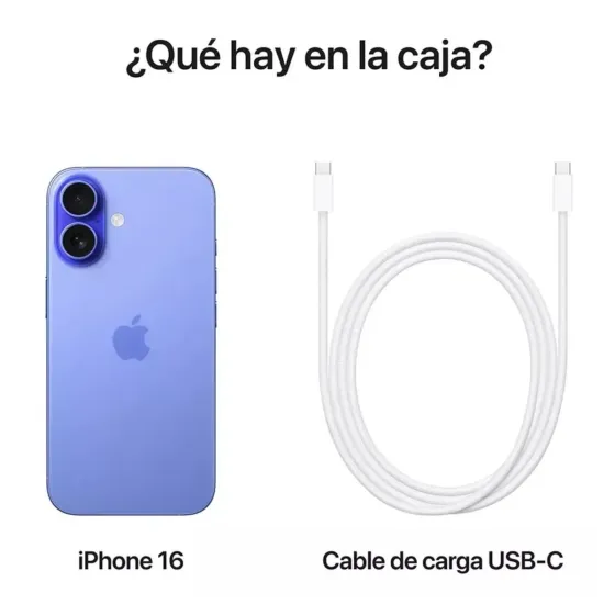 Iphone 16 de 128gb 91% Grado 2 (8 dias habiles)