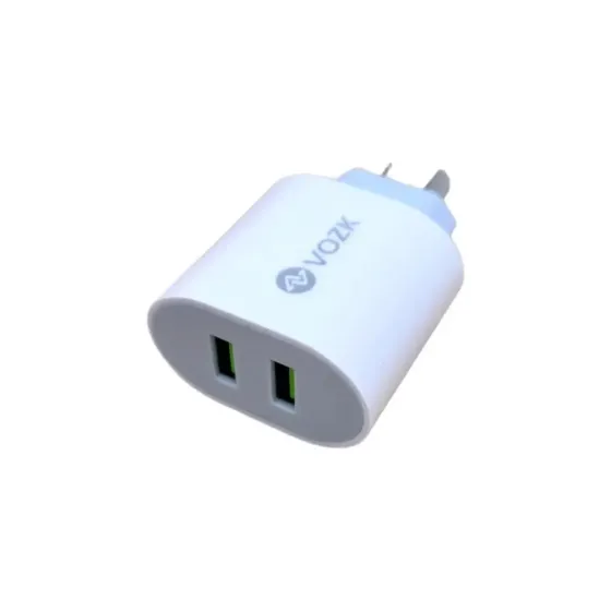 Cargador VOZK 3.1A Tipo C 2 Puertos USB