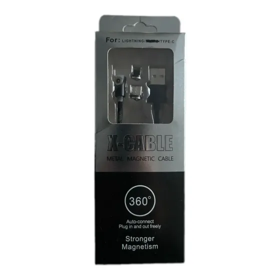 Cable Magnetico 360 Tipo C y Lightning