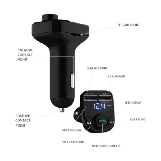 Reproductor Transmisor de Auto 