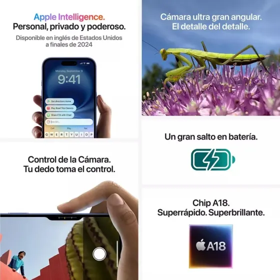 Iphone 16 de 256gb (8 dias habiles)
