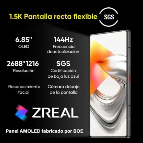 Nubia z70 Ultra 12/256gb (40 dias habiles)