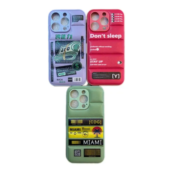 Ver más sobre Fundas Funda Iphone 14 pro Puffer Diseño, Argentina