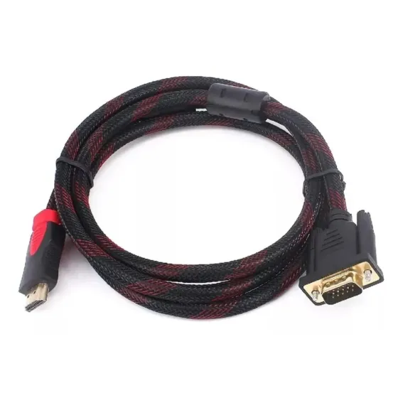 Ver más sobre Cargador y Cable Cable HDMI A VGA 1.5M Mallado, Argentina