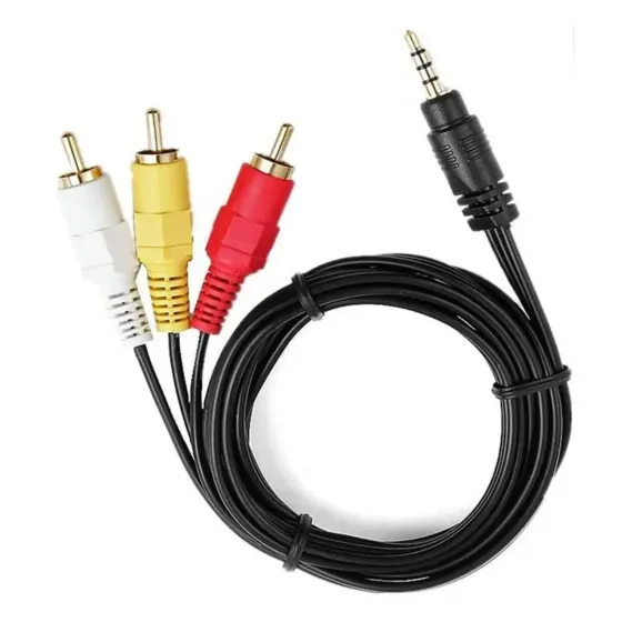 Ver más sobre Cargador y Cable Cable Auxiliar 3RCA 3M, Argentina