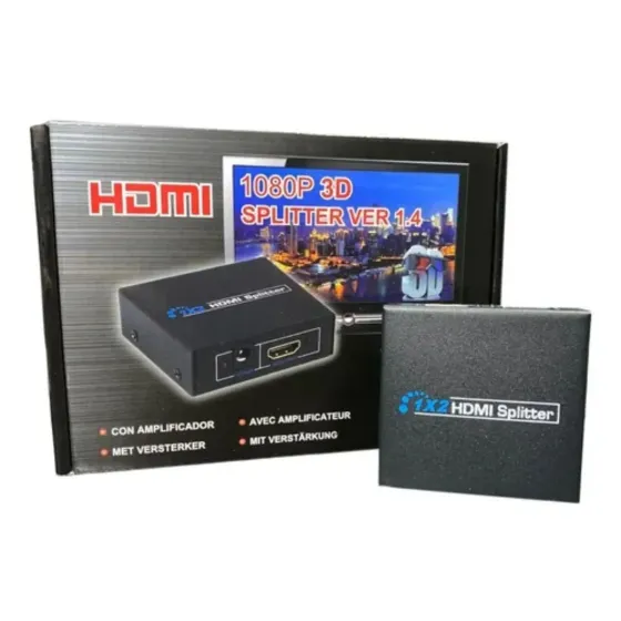 Ver más sobre Cargador y Cable Divisor Señal Hdmi 1 X 2 Multiplicador, Argentina