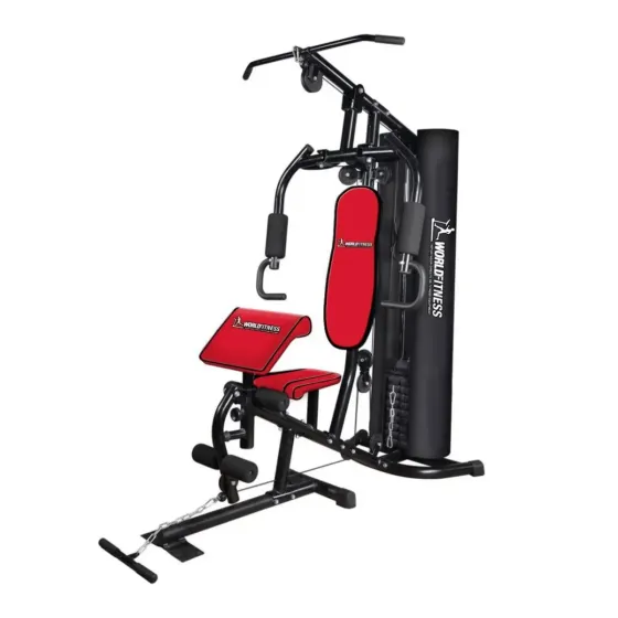 Ver más sobre Ejercicio Multigimnasio hasta 140kg Rojo y Negro (12 dias habiles), Argentina