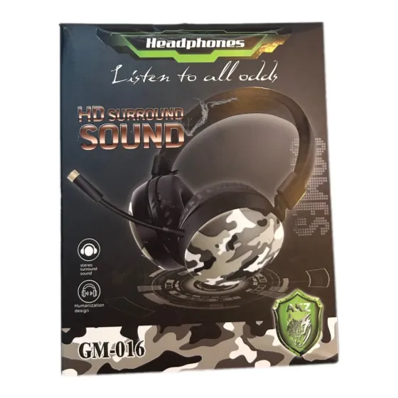 Ver más sobre Auriculares Auricular Gamer Camuflado GM 016 con Microfono, Argentina