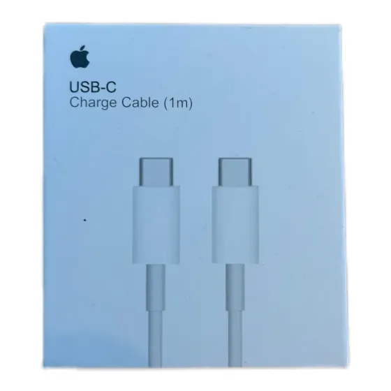 Ver más sobre Cargador y Cable Cable Tipo C a Tipo C 1M, Argentina