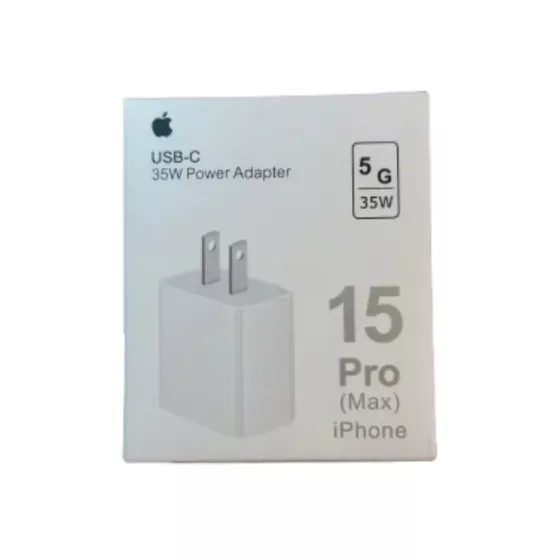 Ver más sobre Cargador y Cable Cargador 35W ficha C Pata Recta, Argentina