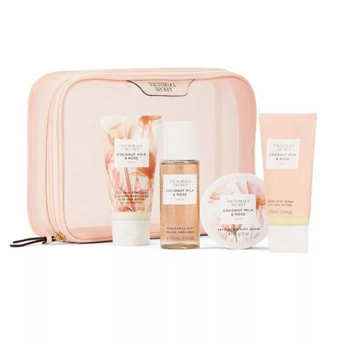 Kit 4 piezas + Neceser coconut milk y rose