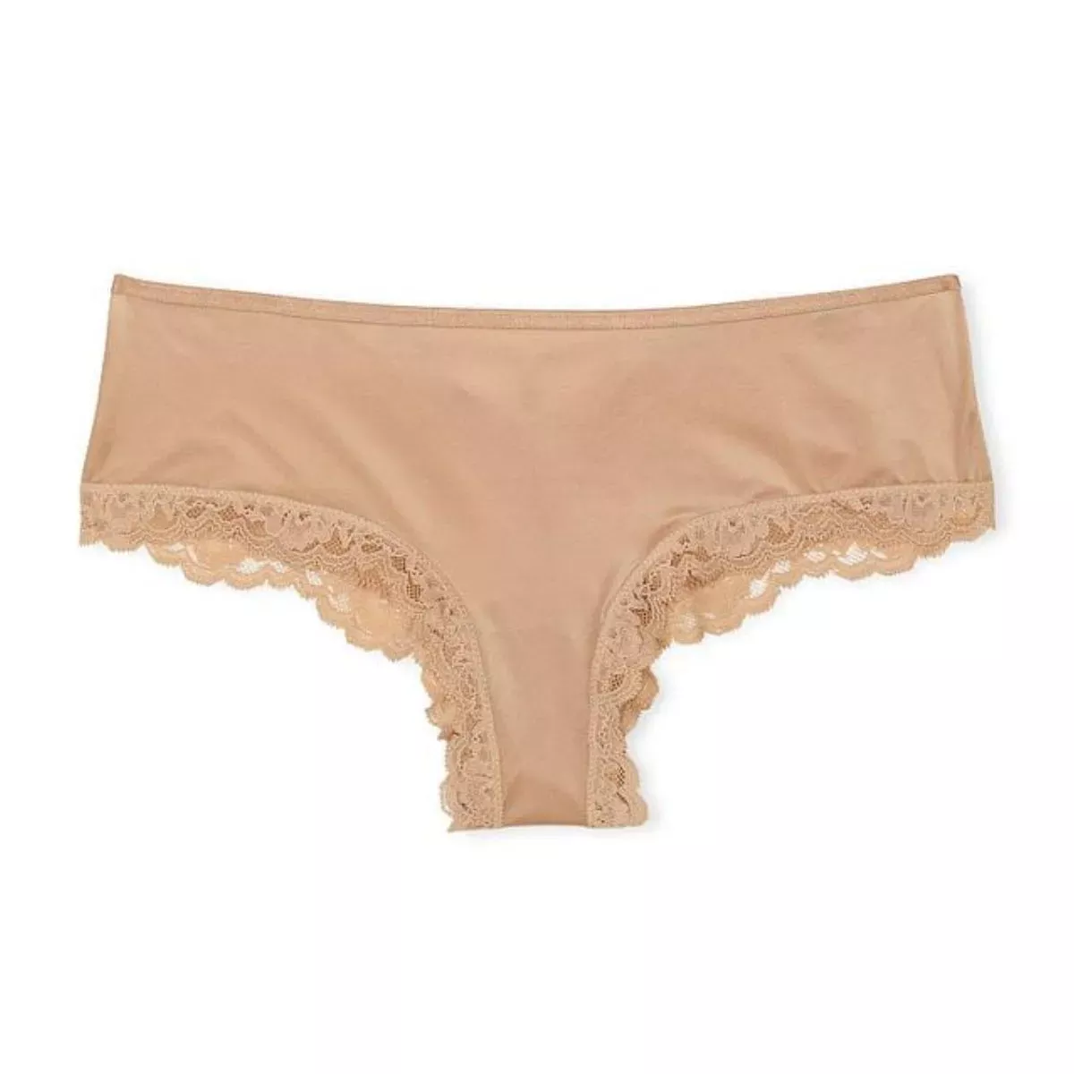 Panty con Encaje Beige