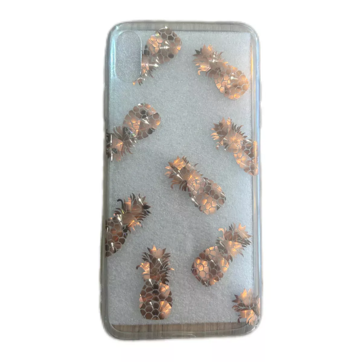 Funda Iphone xs max Transparente piña