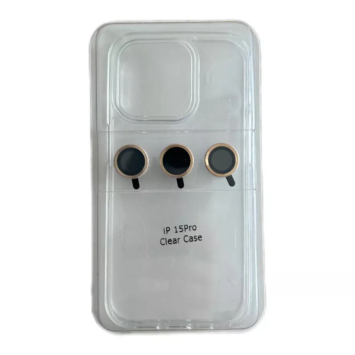 Funda Iphone 15 pro Transparente con Protector Camara