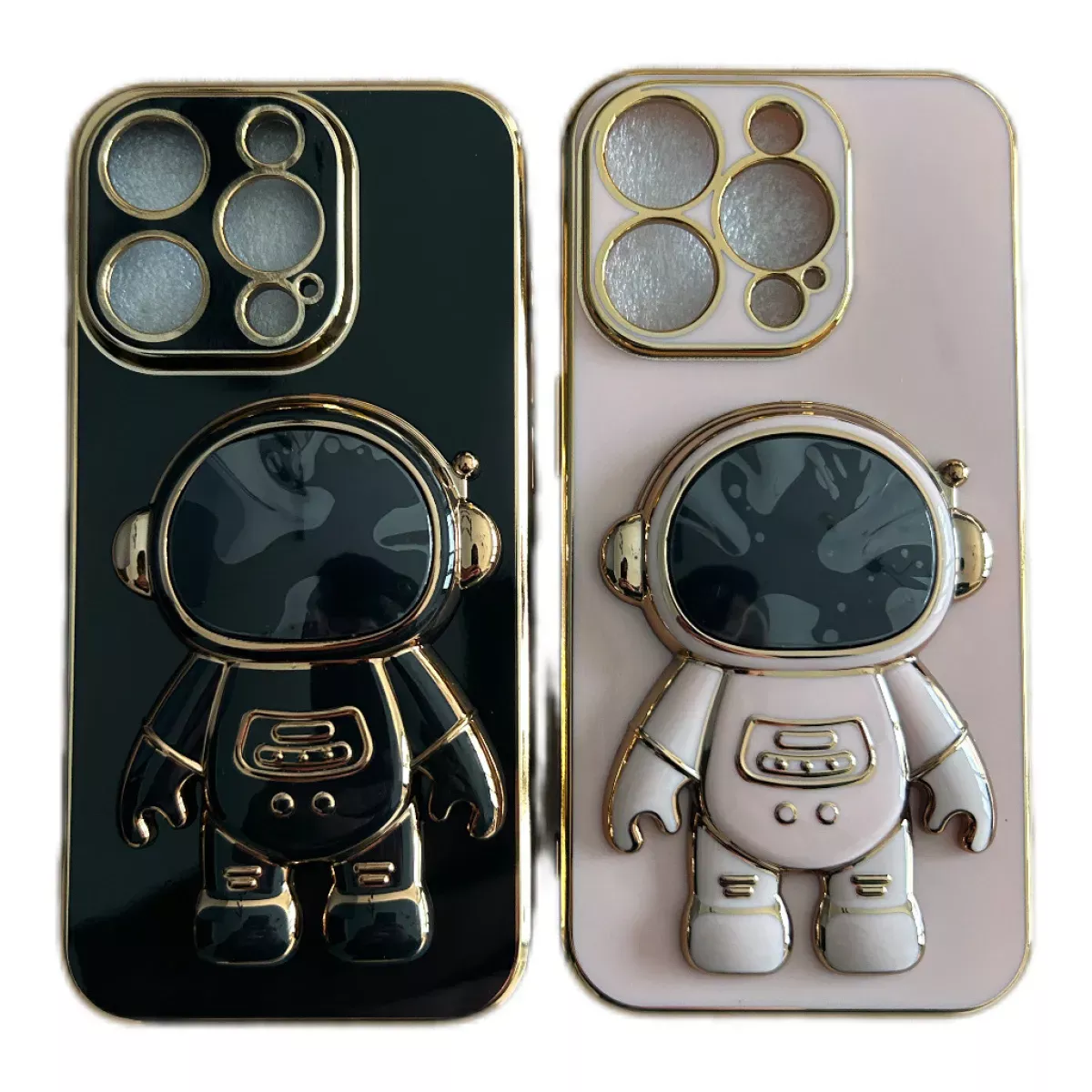 Funda Iphone 15 pro Astronauta con Soporte