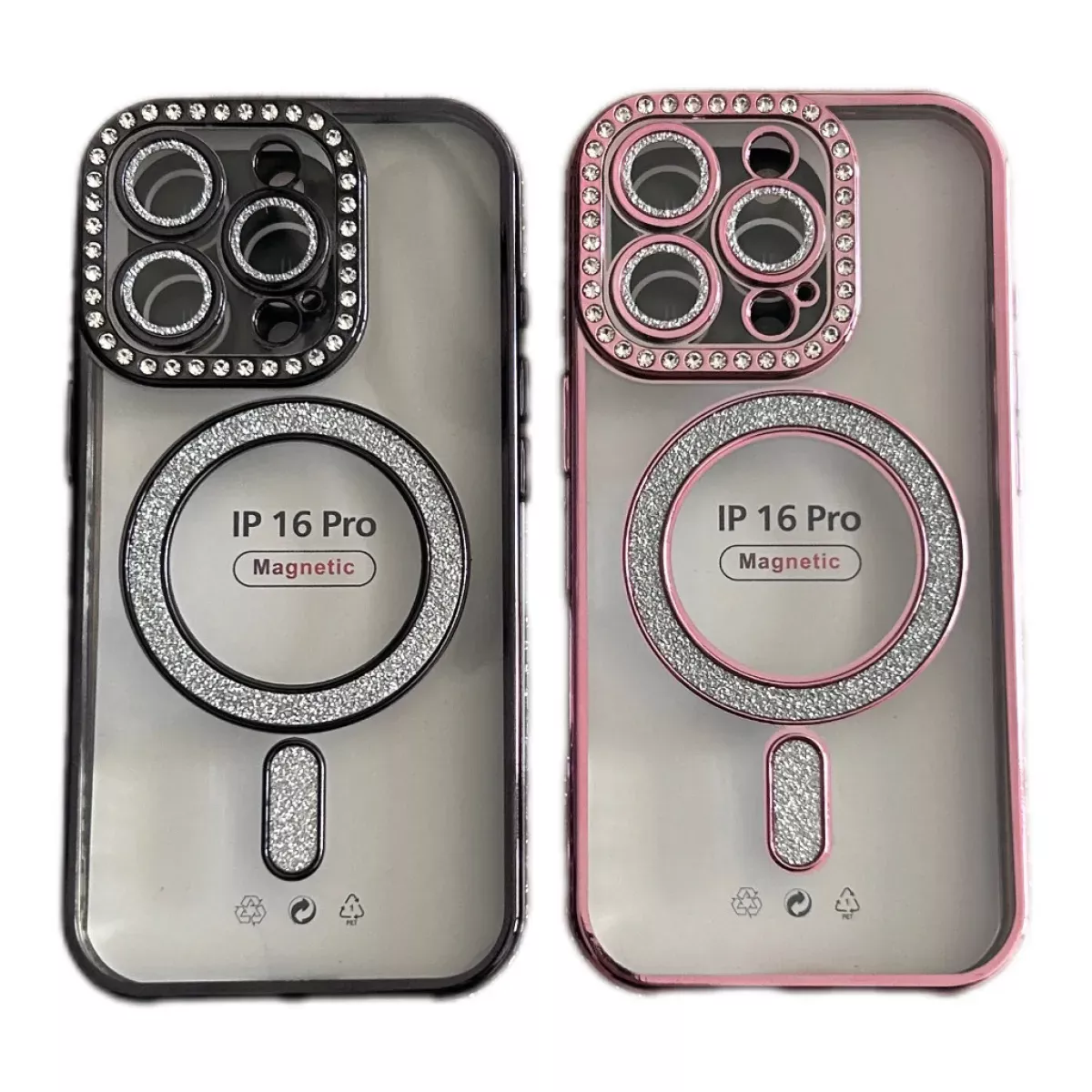 Funda Iphone 16 Pro Transparente con Brillo Magsafe