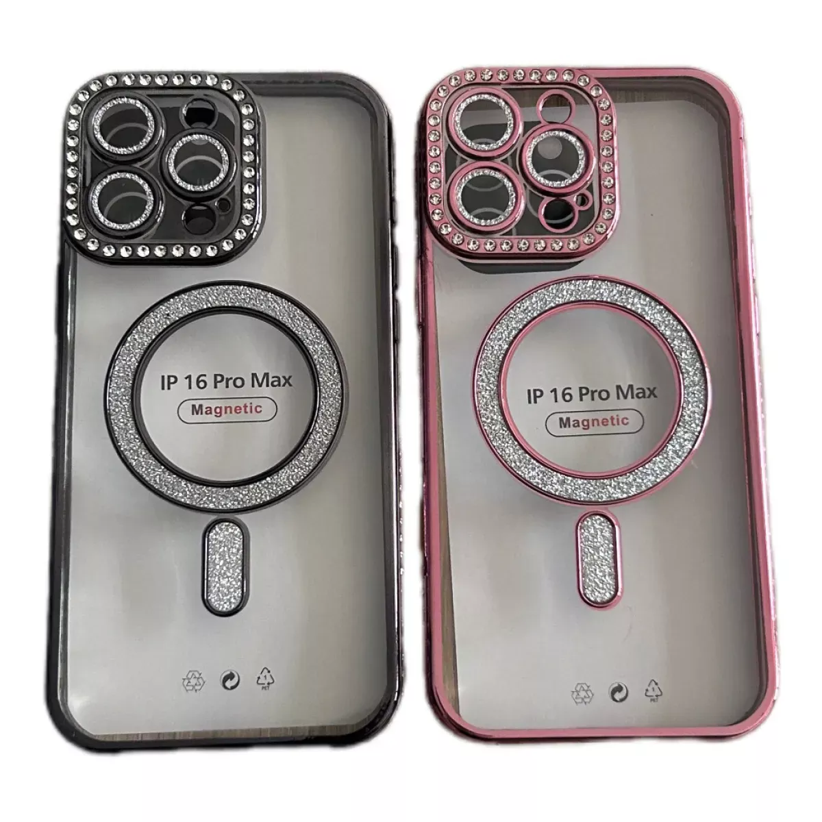 Funda Iphone 16 Pro Max Transparente con Brillo Magsafe