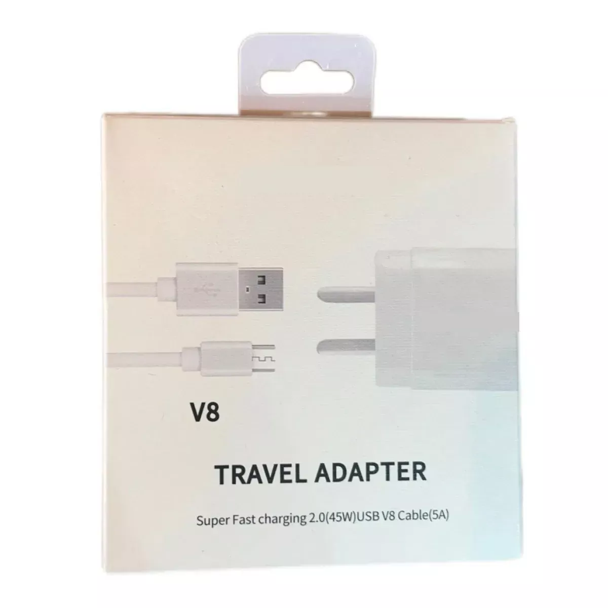 Cargador completo 45w USB A a Micro USB o V8