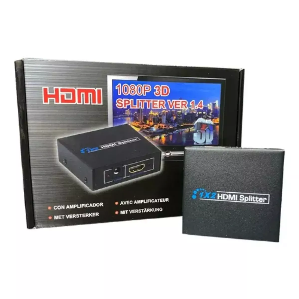 Divisor Señal Hdmi 1 X 2 Multiplicador
